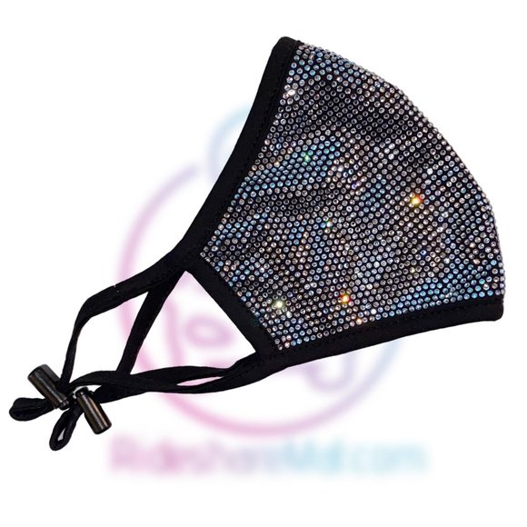 Unisex Rhinestone Face Wear With Filter - Picture 4 of 6
